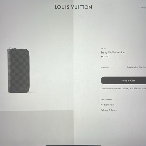 Louis Vuitton Damier Graphite zippy vertical wallet full inclusion microchipped - Picture 13 of 13